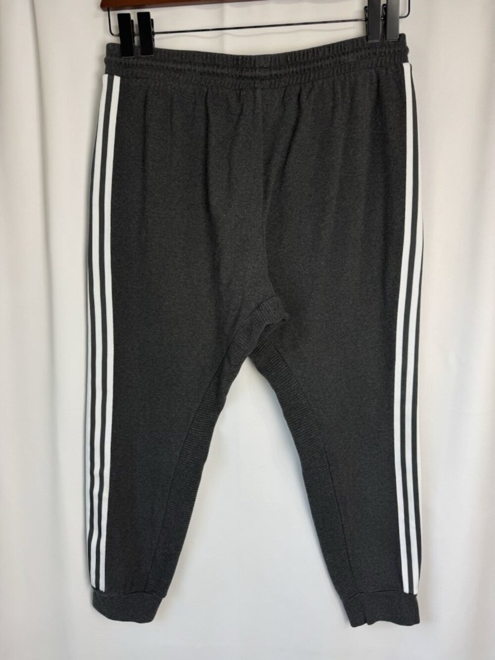adidas Originals Mens Gray 2-Pc Fleece Tracksuit Full-Zip Hoodie + Pants SZ 2XL - Picture 4 of 16